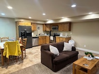 Huge kitchen/living space