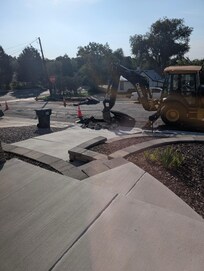 No more driveway access.