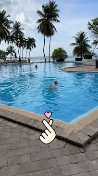 Pool at the carambola resort