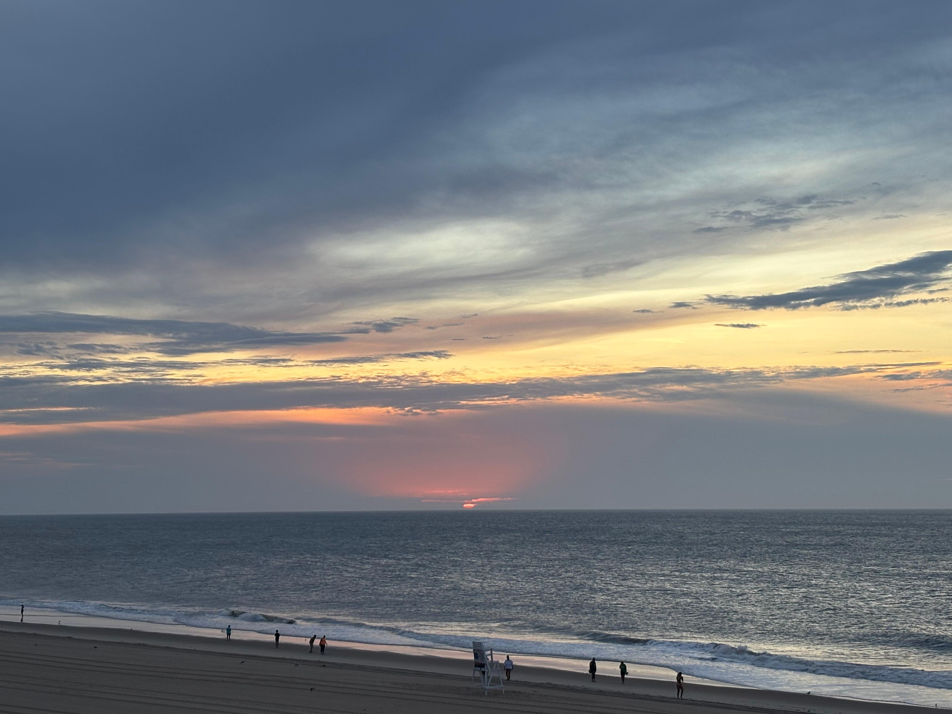 Sunrise from balcony 