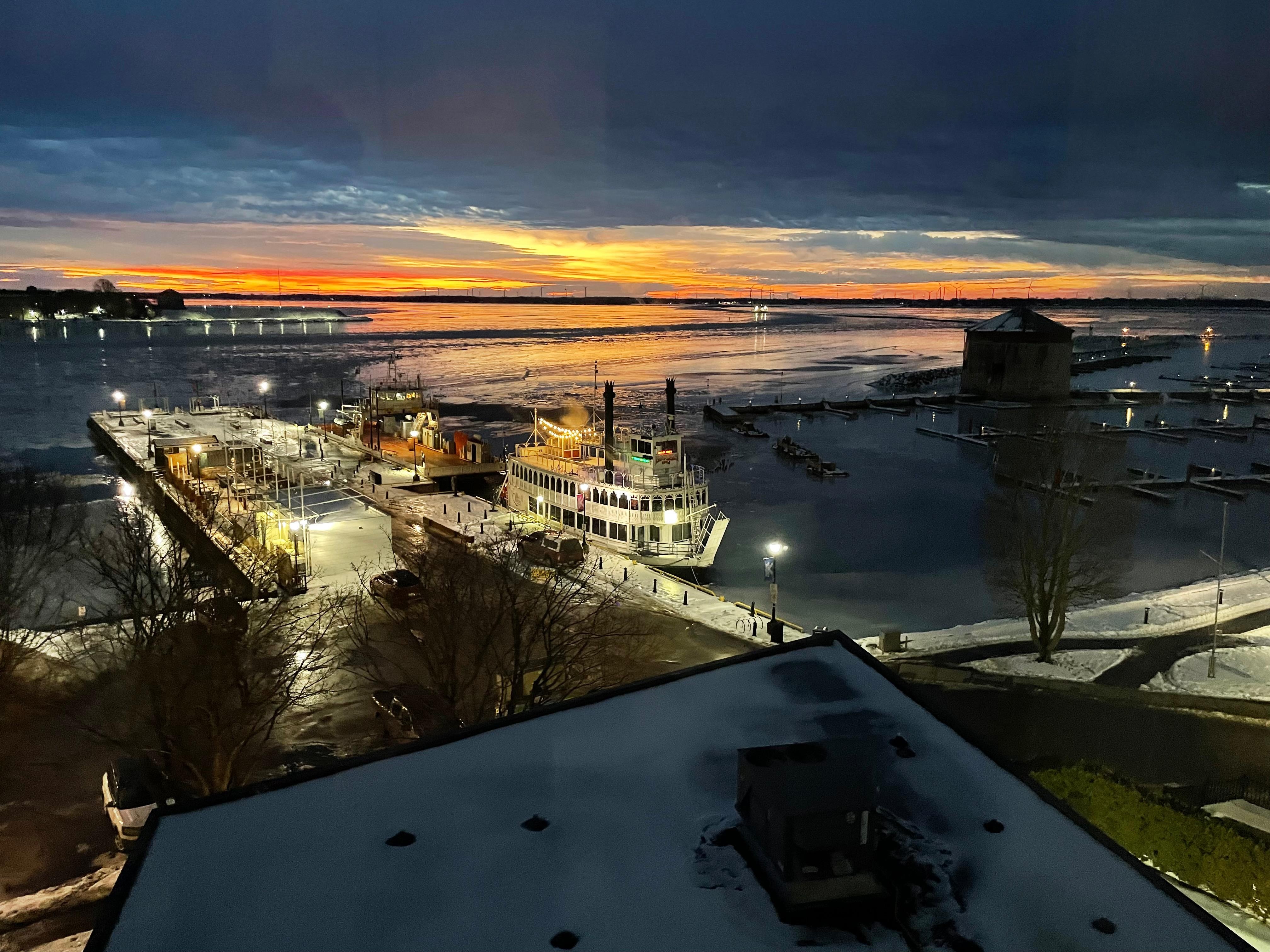 Sunrise from our room