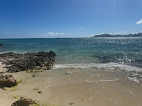 Beach at the villa