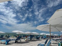 Private beach