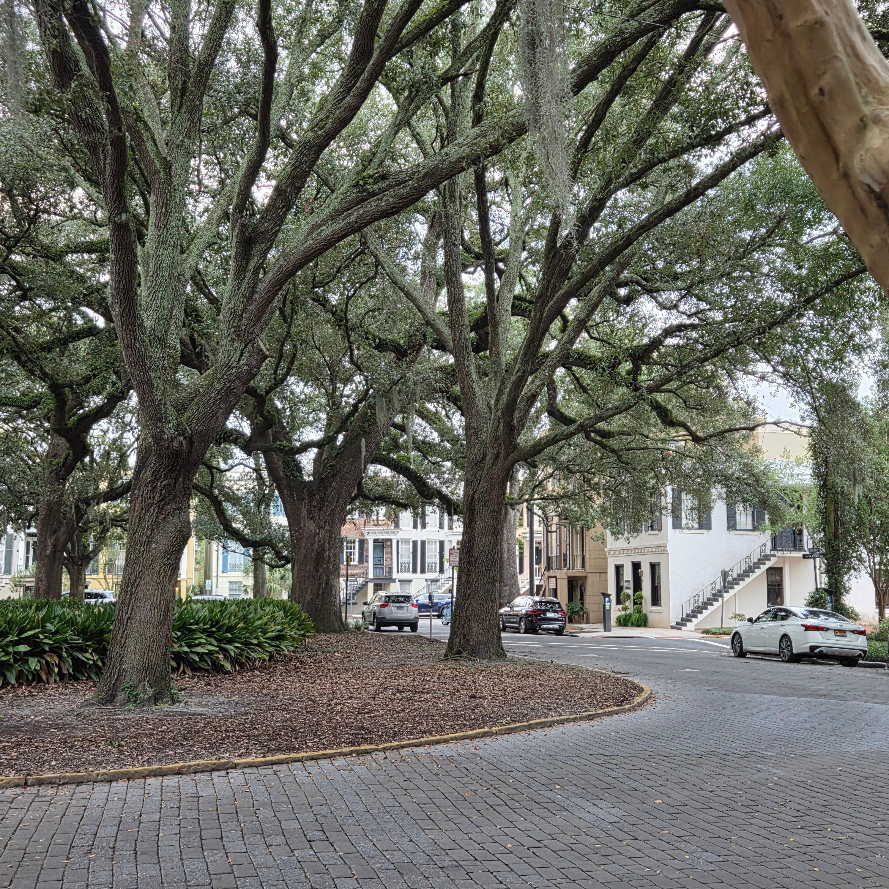 Chatham Square from the front door view