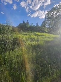 Watching the sunset from cabin