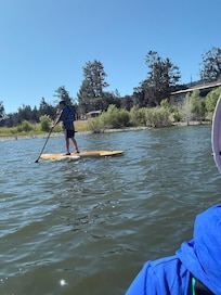 Paddle boarding
