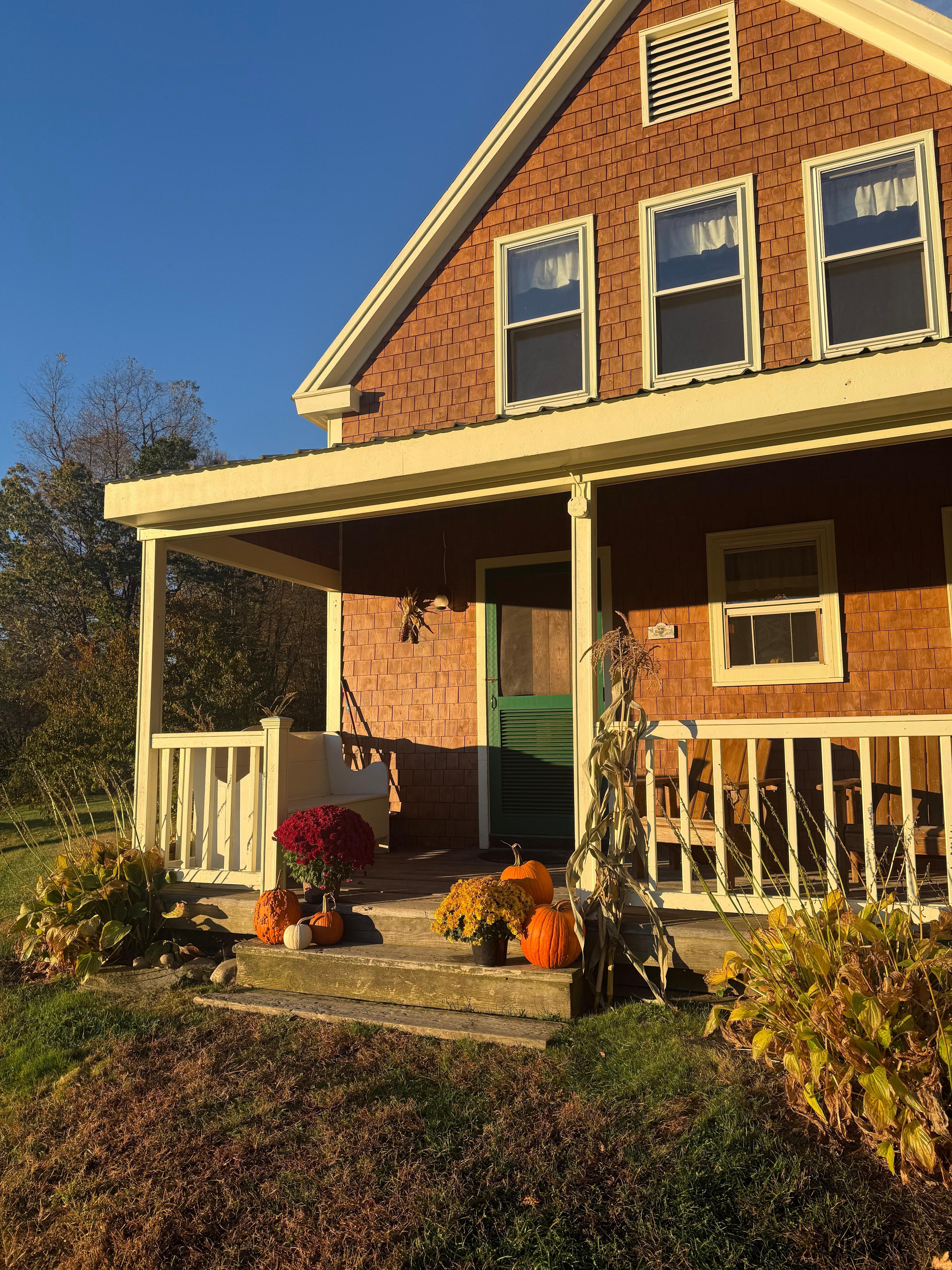 Did a little October decorating to feel even more at home 