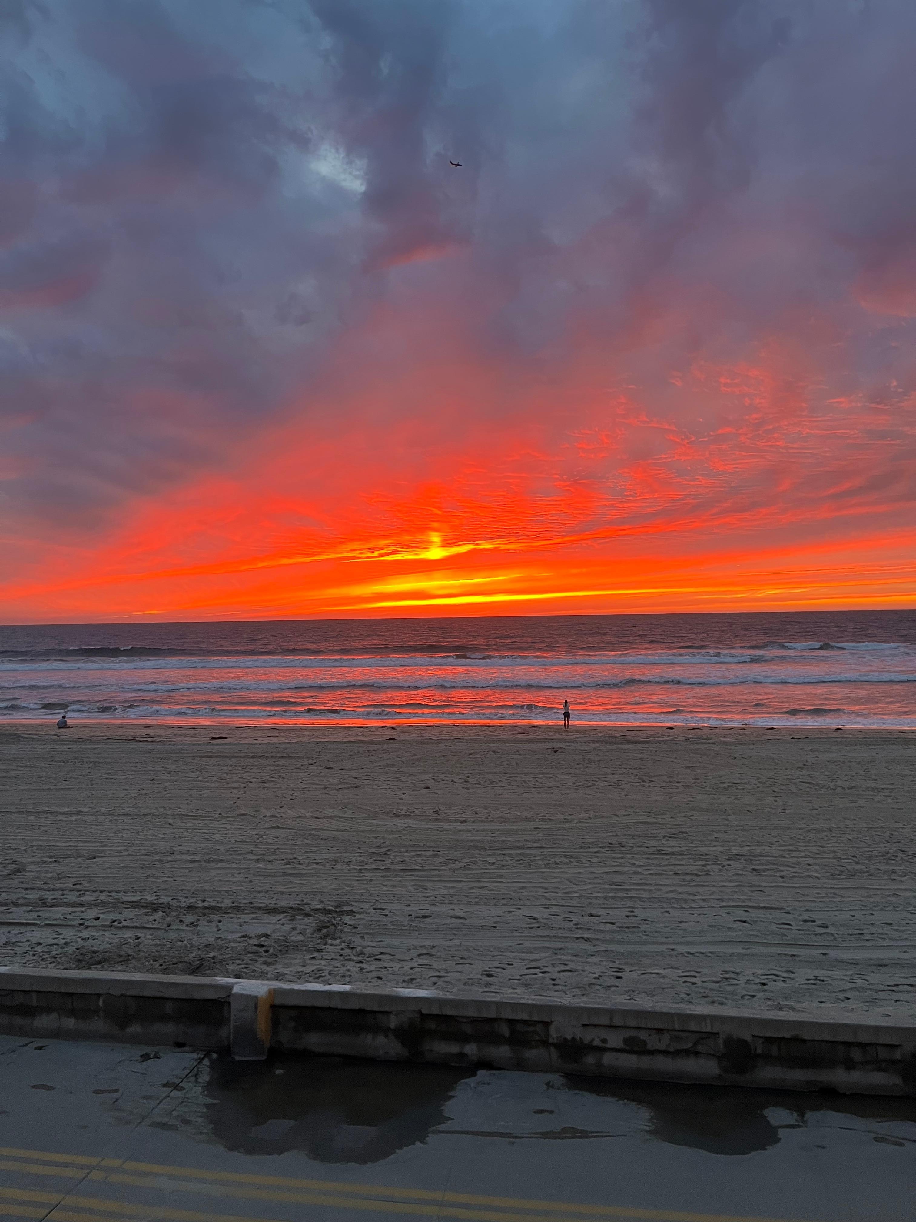 Sunset from the 2nd level deck