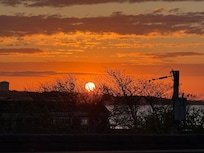 Sunrise from the deck.