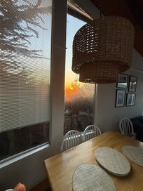 View from the dining area