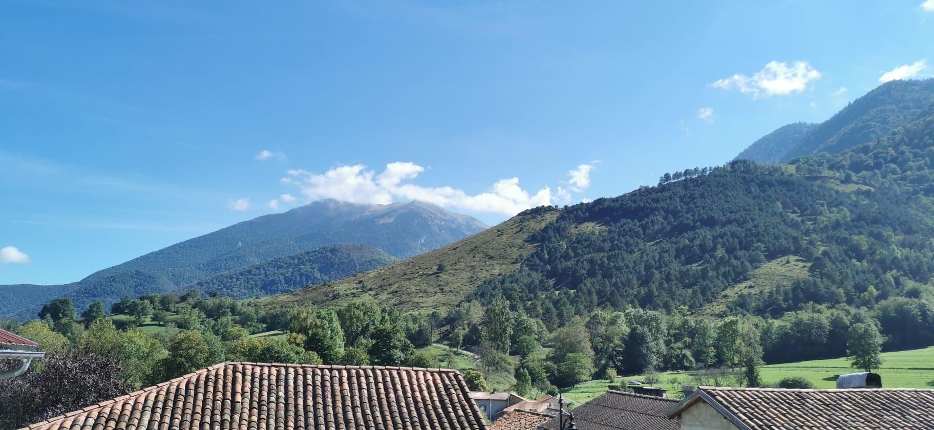 Vue de la maison à Moncaup