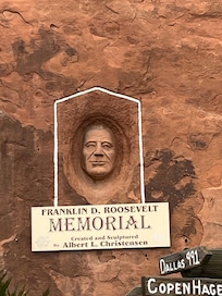 Hole N The Rock! Inexpensive and worth seeing! Austin was a great Tour guide!