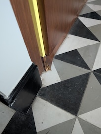 bottom of furniture in second room (first room as similar)