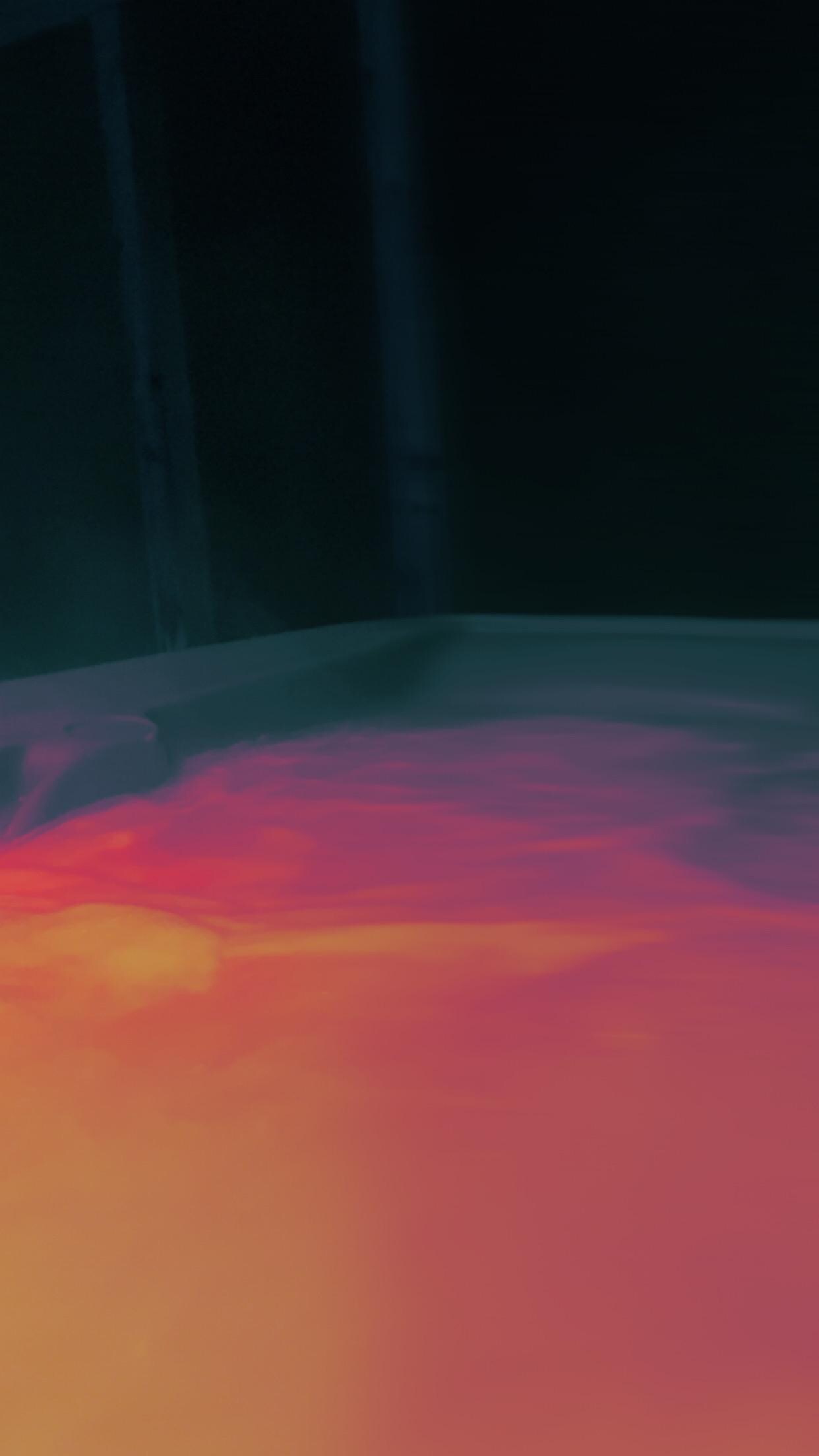 Hot tub with a filter on it 