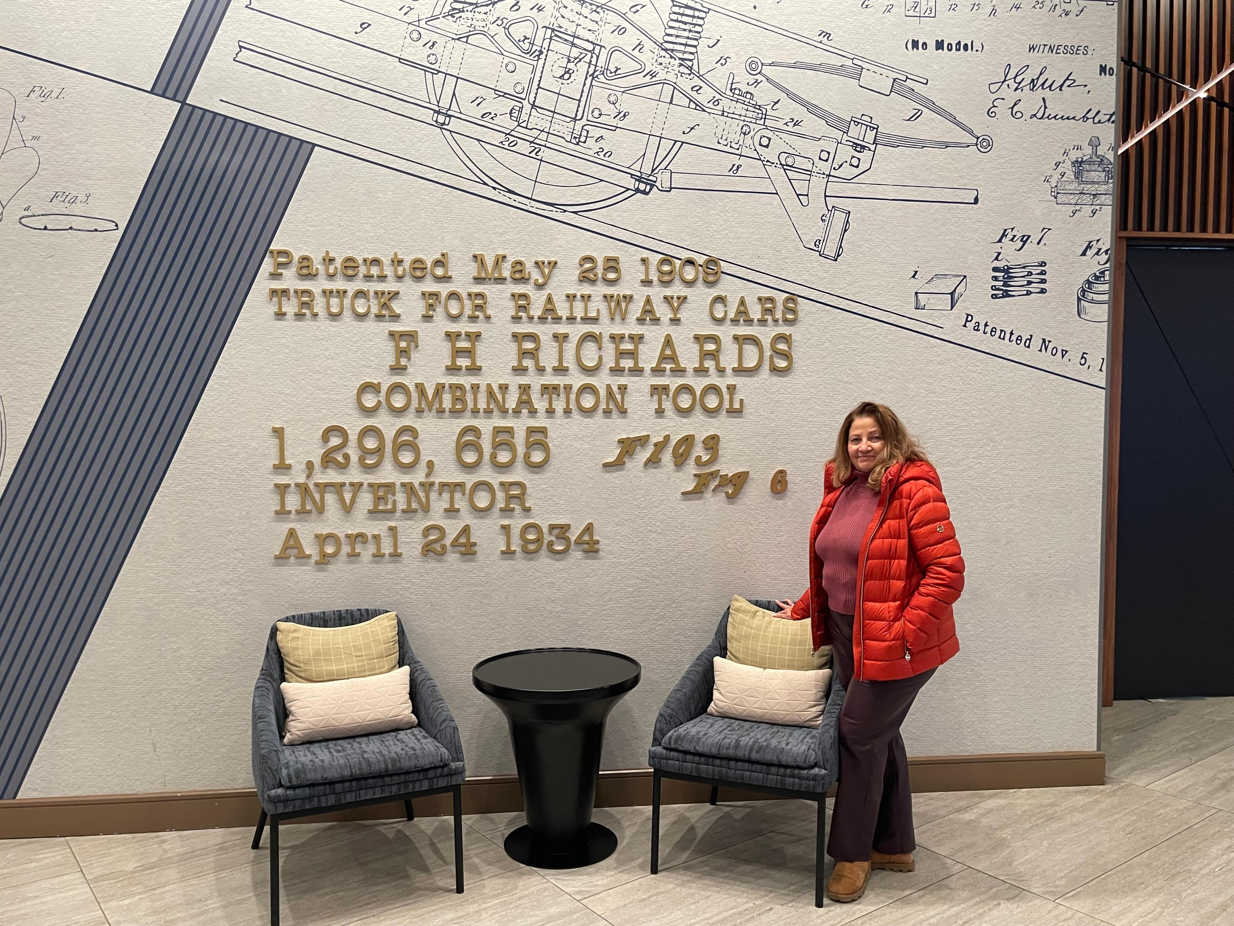 Lobby has a lot of history facts 