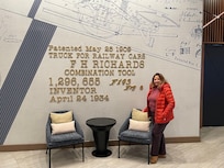 Lobby has a lot of history facts