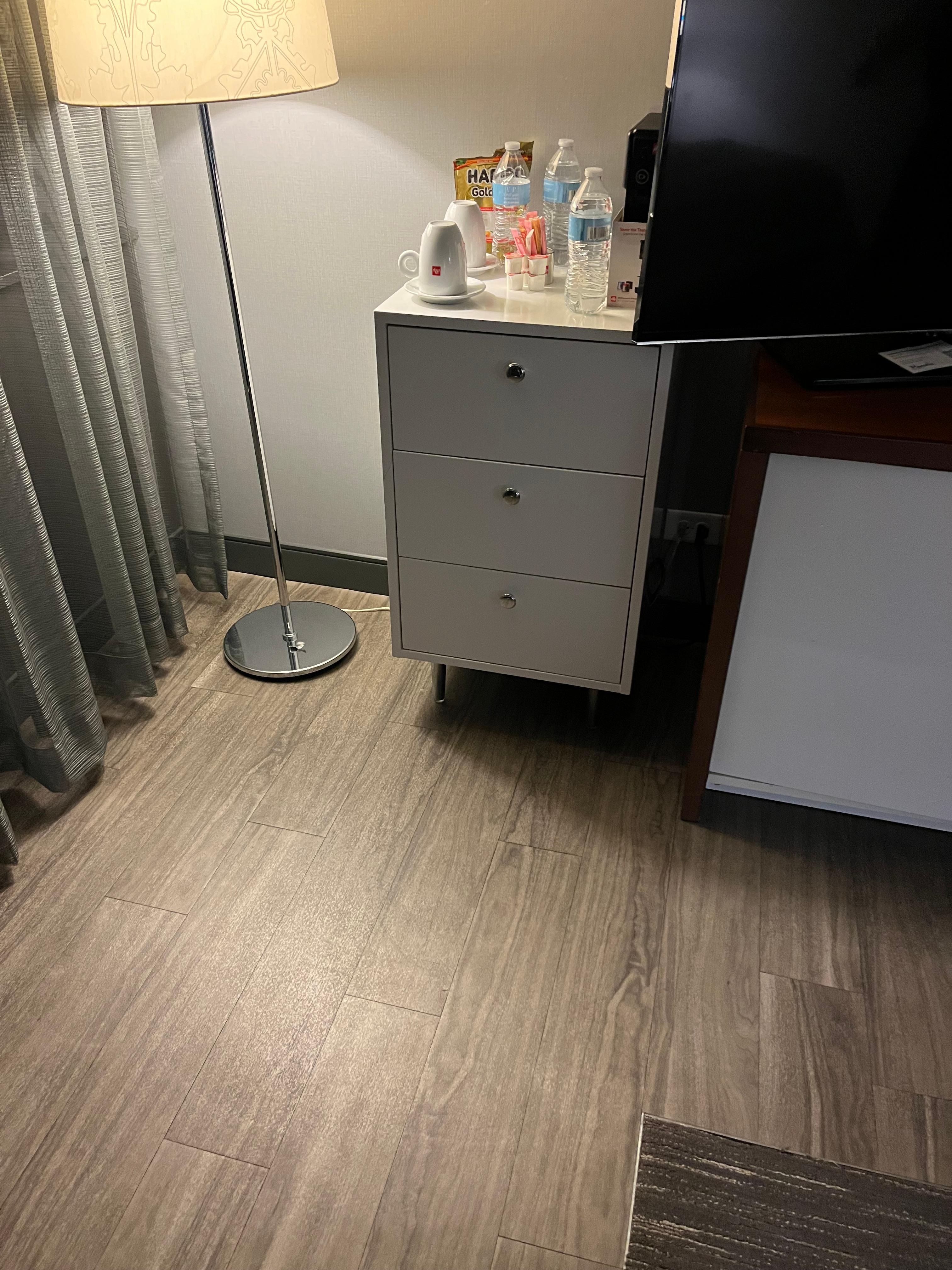 The dresser for two people four nights 