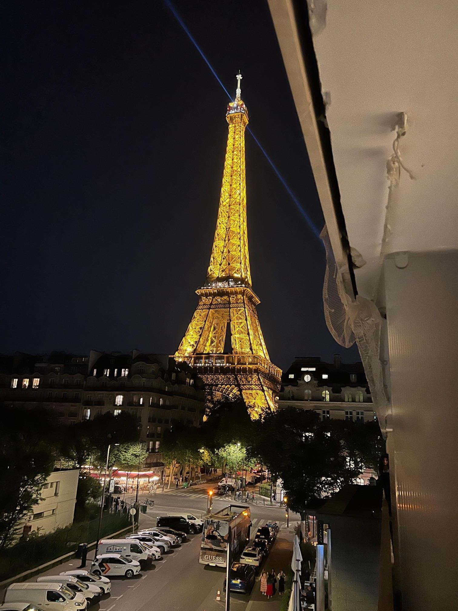 Photo was taken from the balcony of our room.