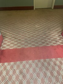I would not go barefoot on this hallway carpet