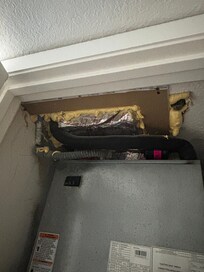 Kitchen by closet
