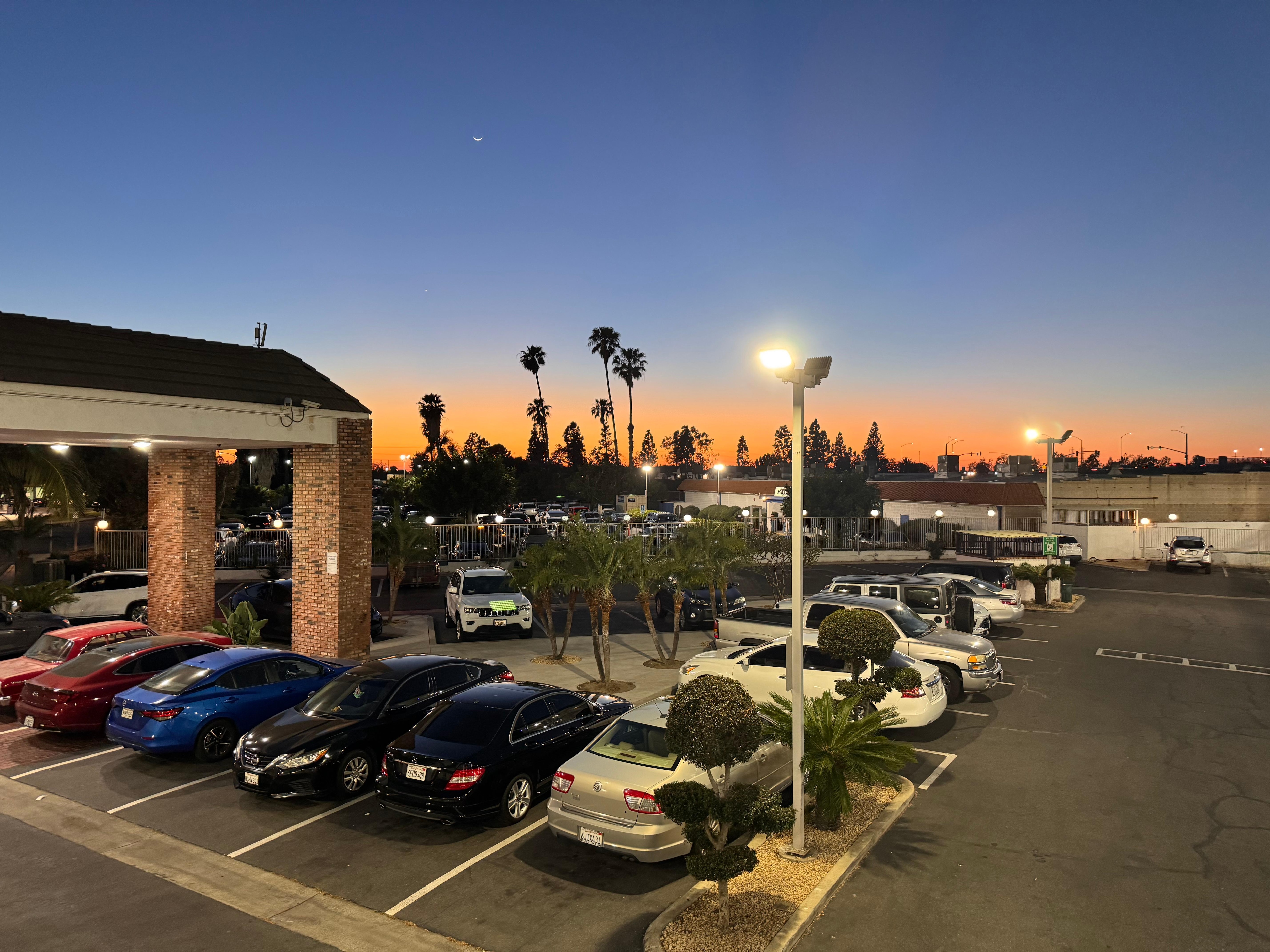 Beautiful sunset from our room