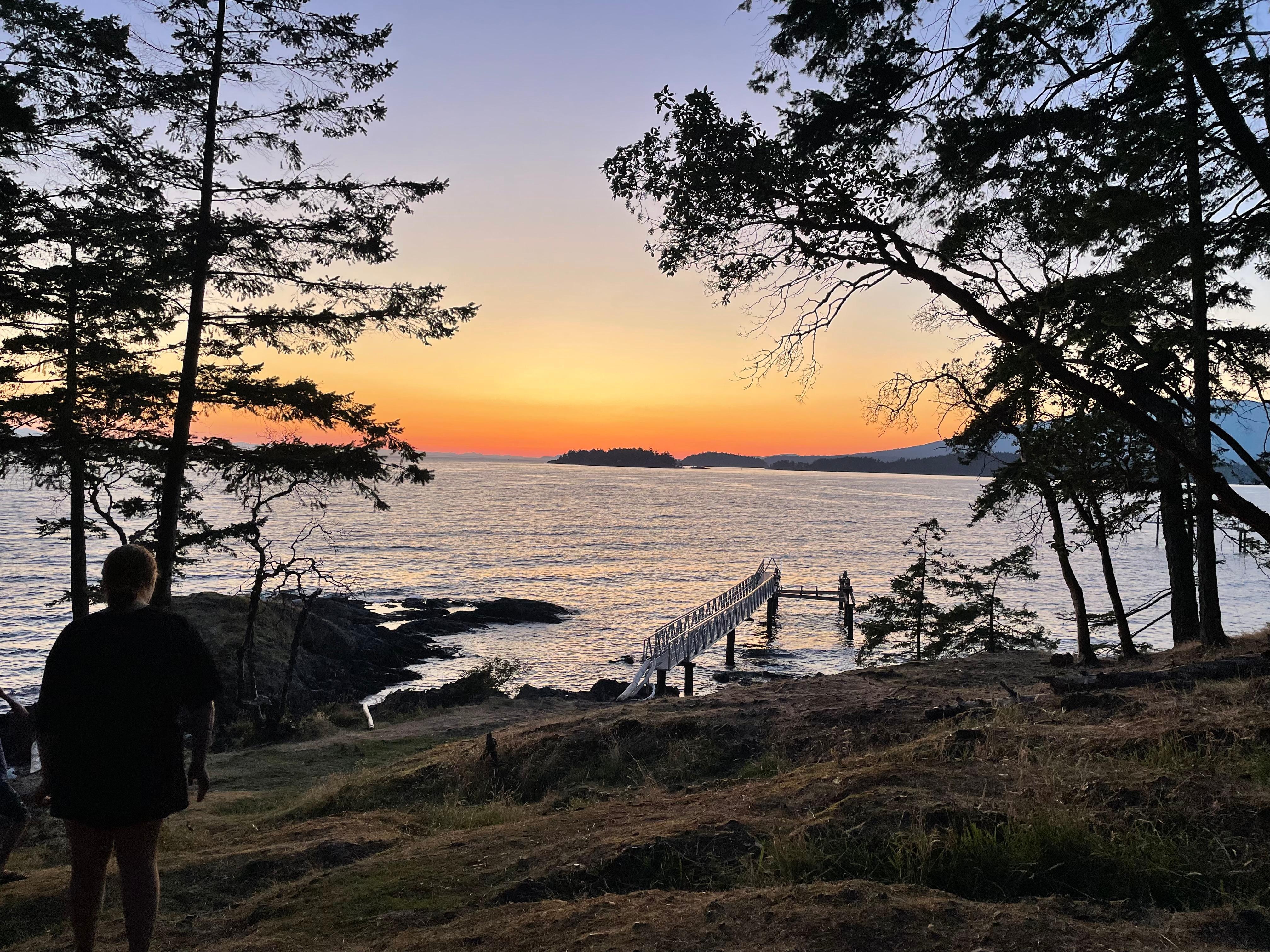 Last evening on the Island 