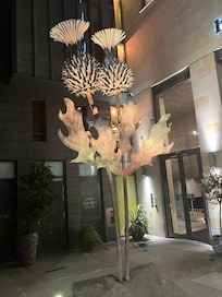 Statue outside the hotel