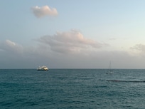 From our balcony looking straight