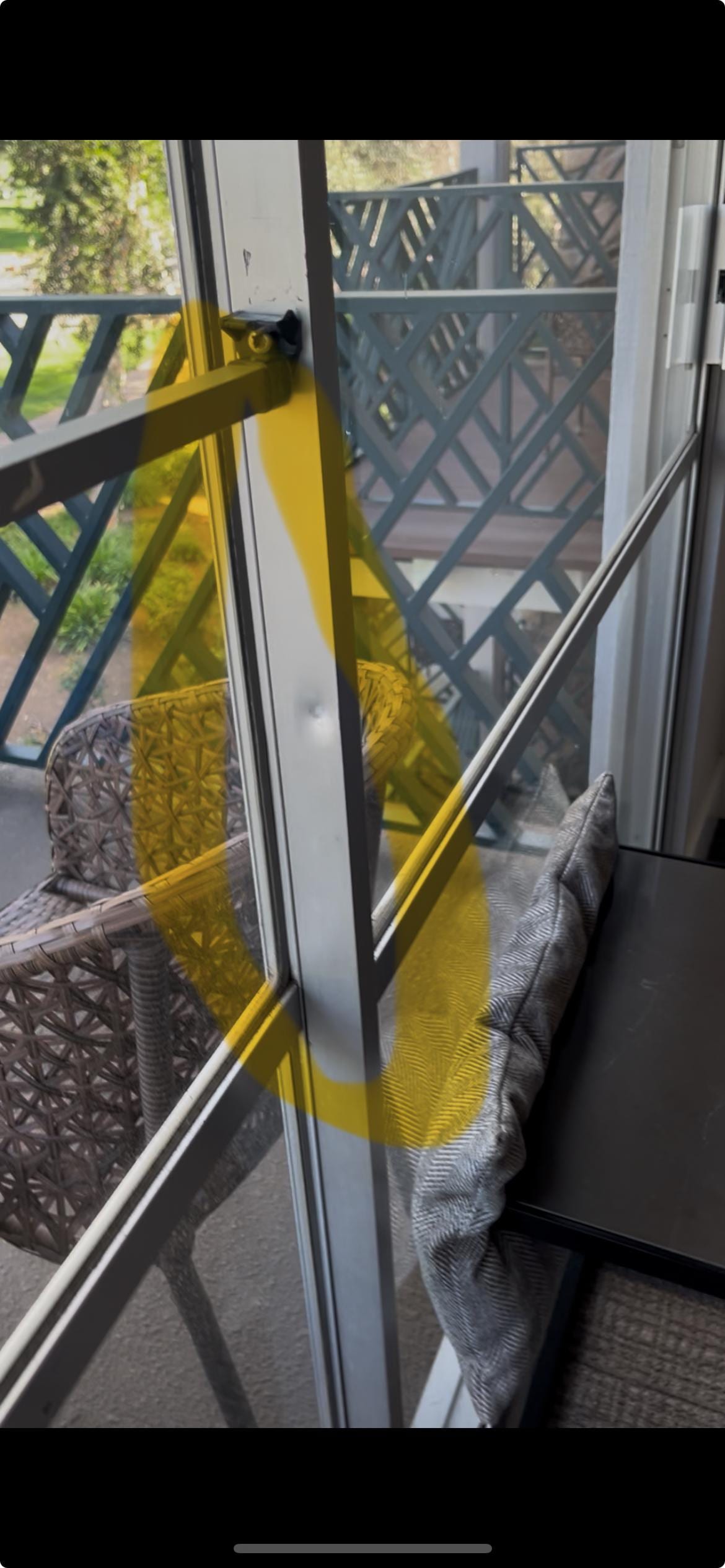 The hack I did to keep the gap closed