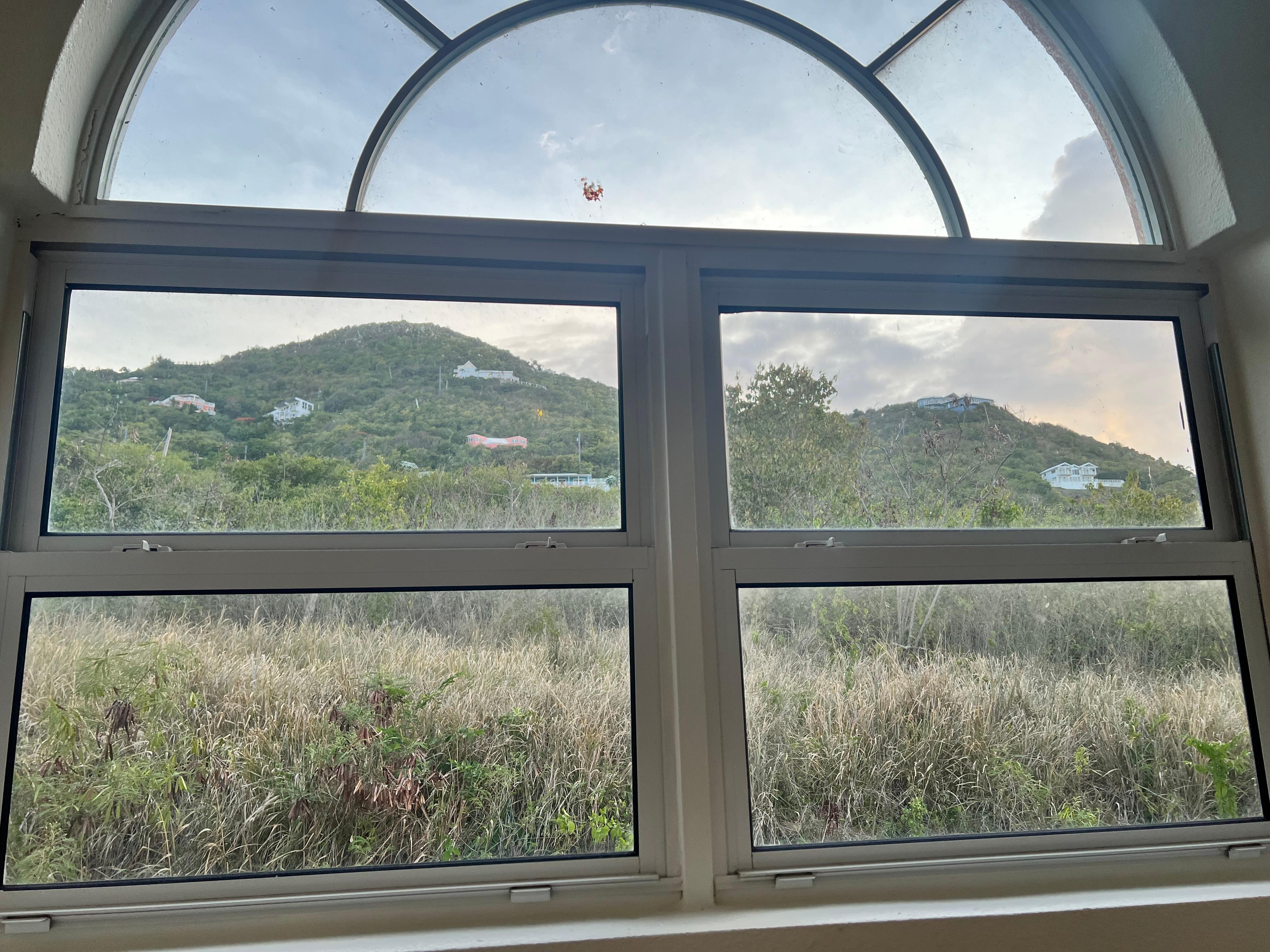 View of the houses on the hill 