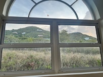 View of the houses on the hill