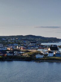 Twillingate from atop the hill near the cabin
