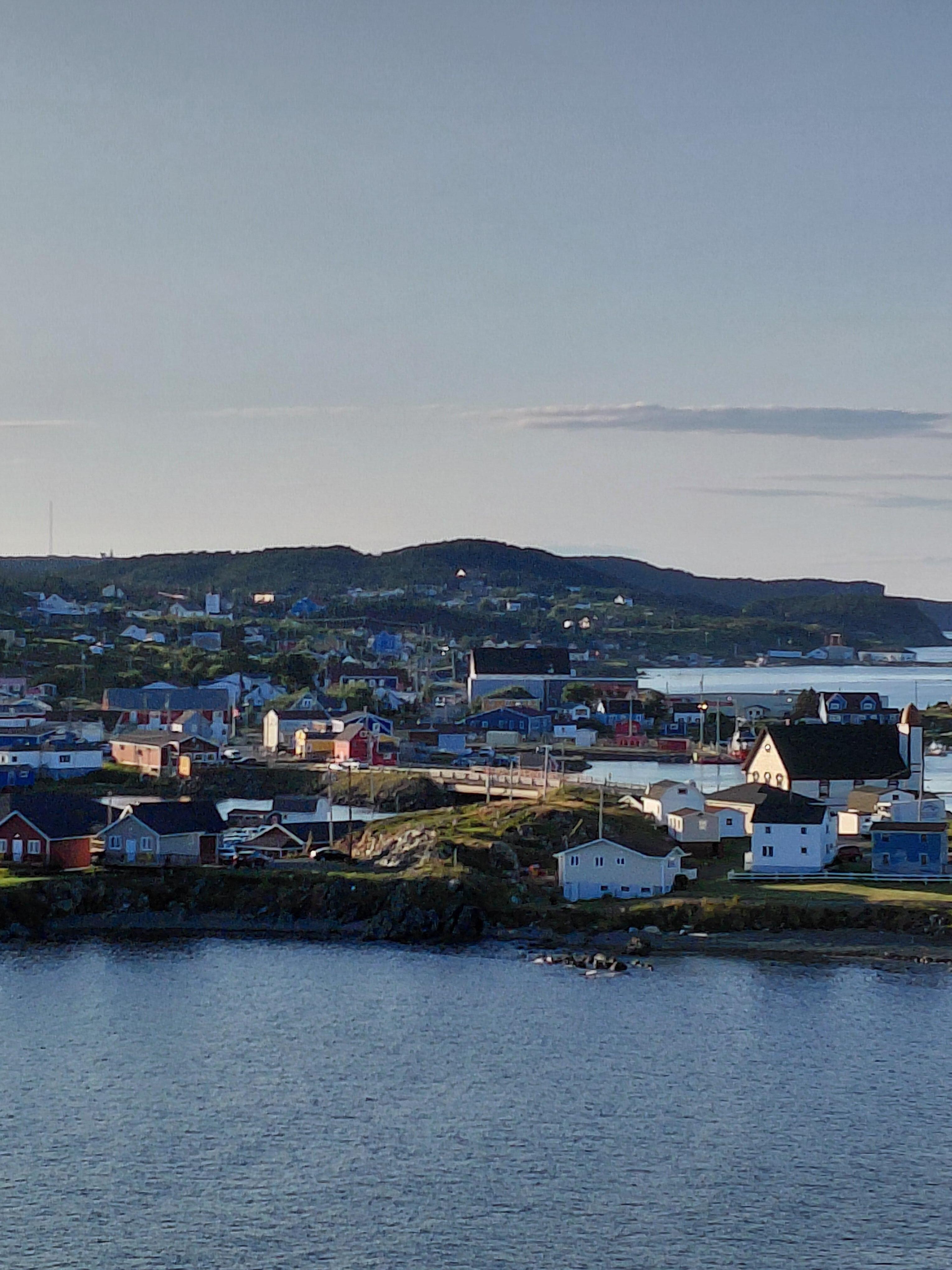 Twillingate from atop the hill near the cabin