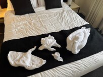 Thought to leave these for the cleaners :) hope it gave them a smile.