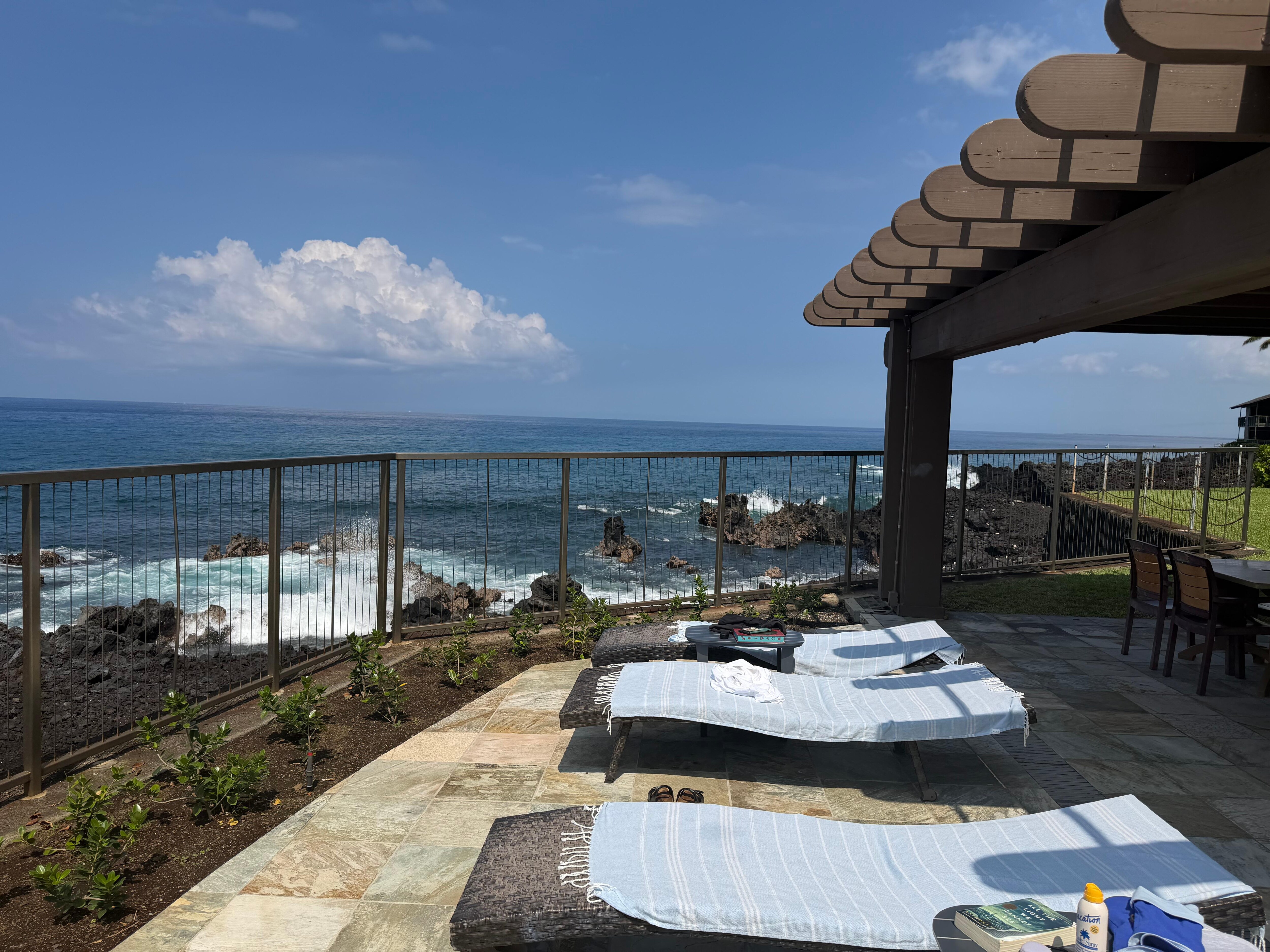 Oceanfront pool
