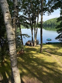 View from main deck attached to the house