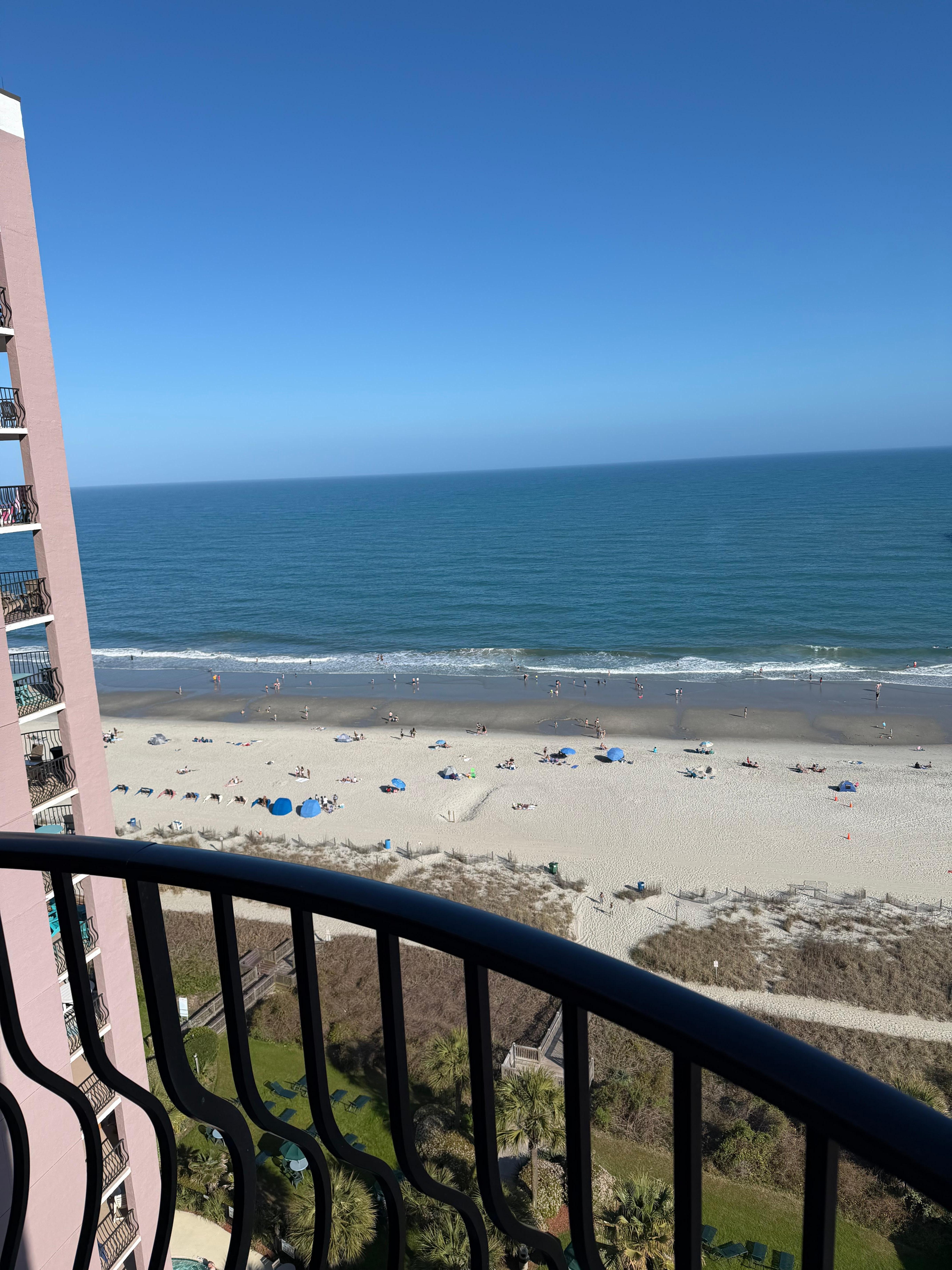 Room view. Sat out there every morning and drank my coffee. 