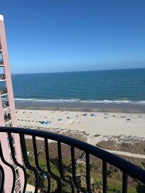 Room view. Sat out there every morning and drank my coffee.