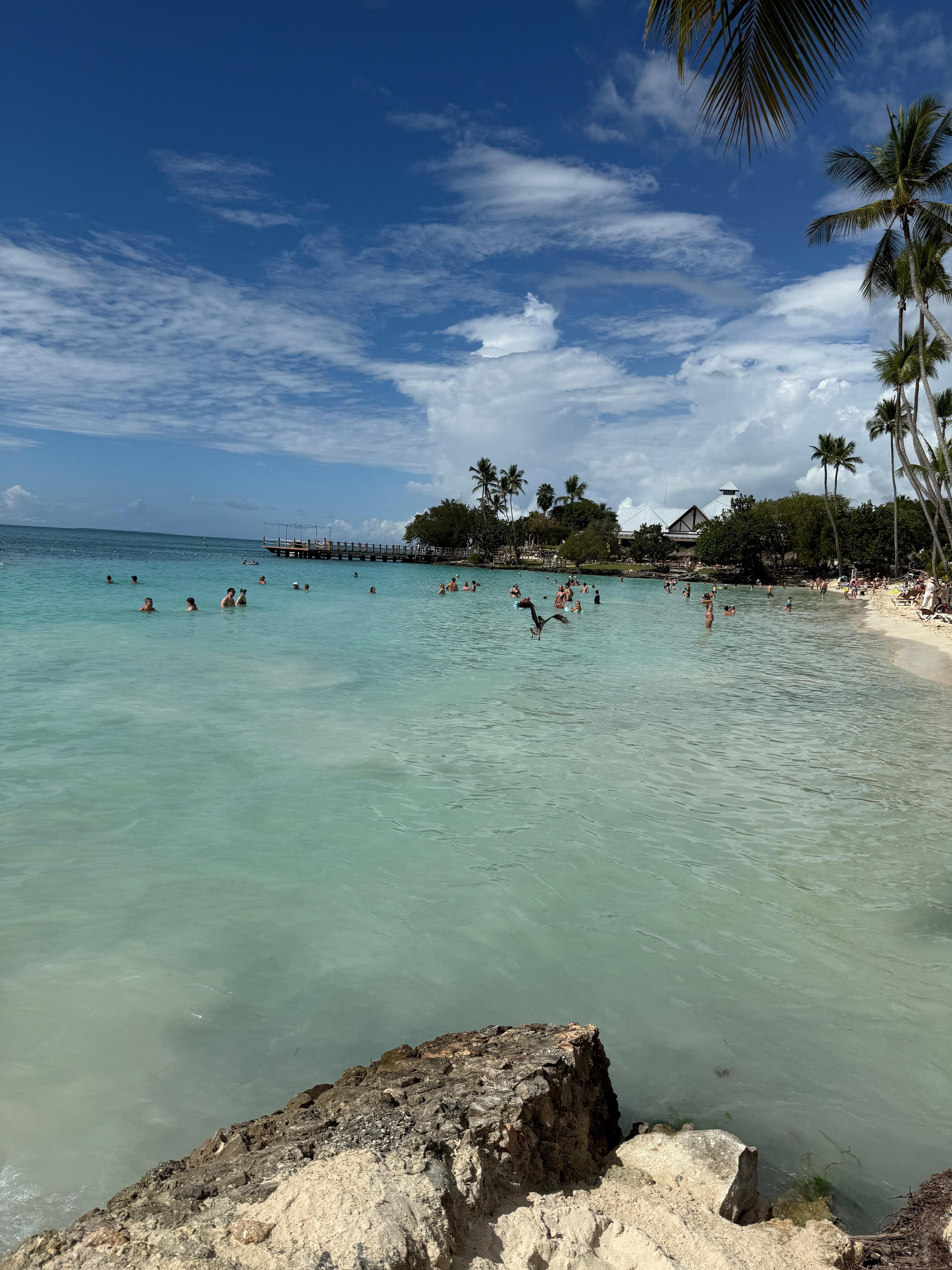 The beach right next to the resort