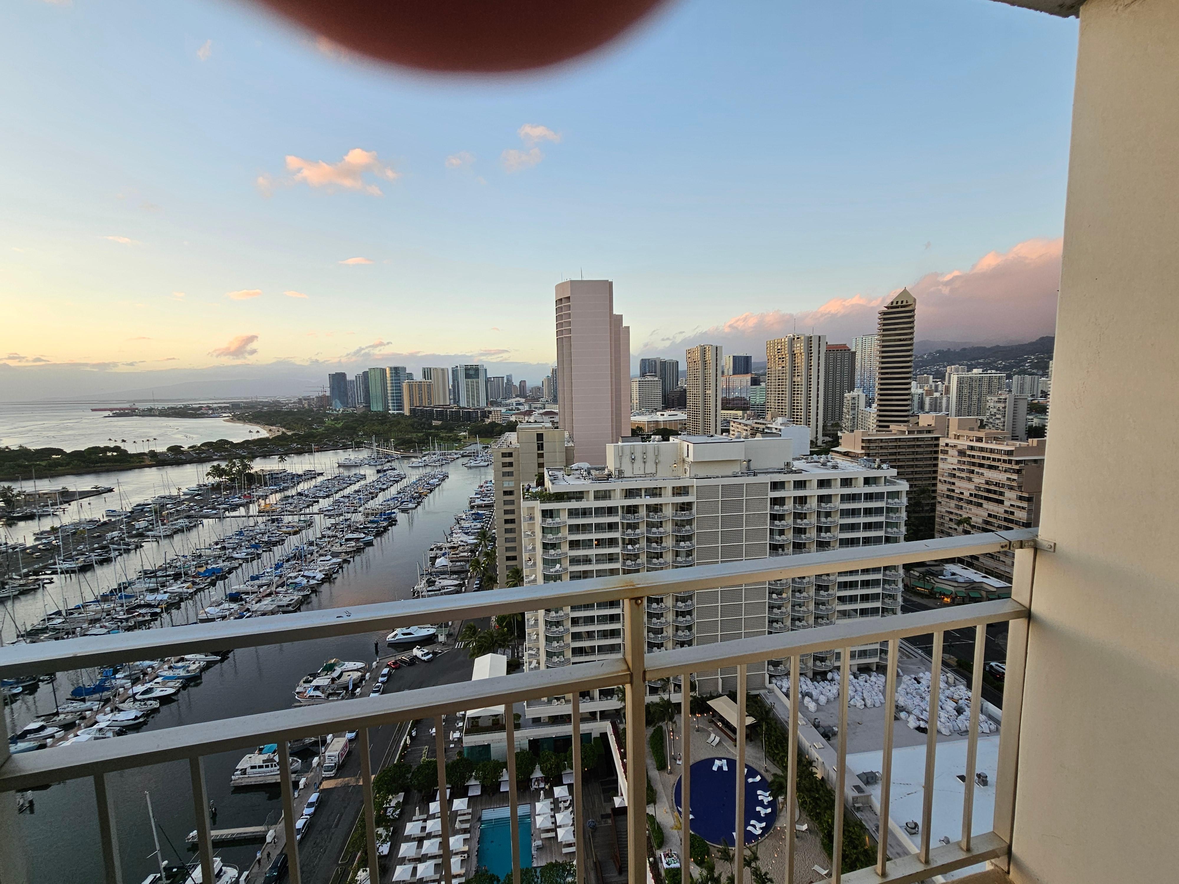 From my sunset suite.