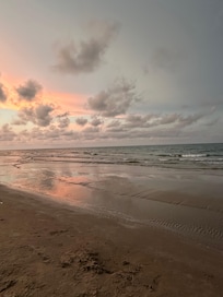 The view from the beach right in front of the hotel!
