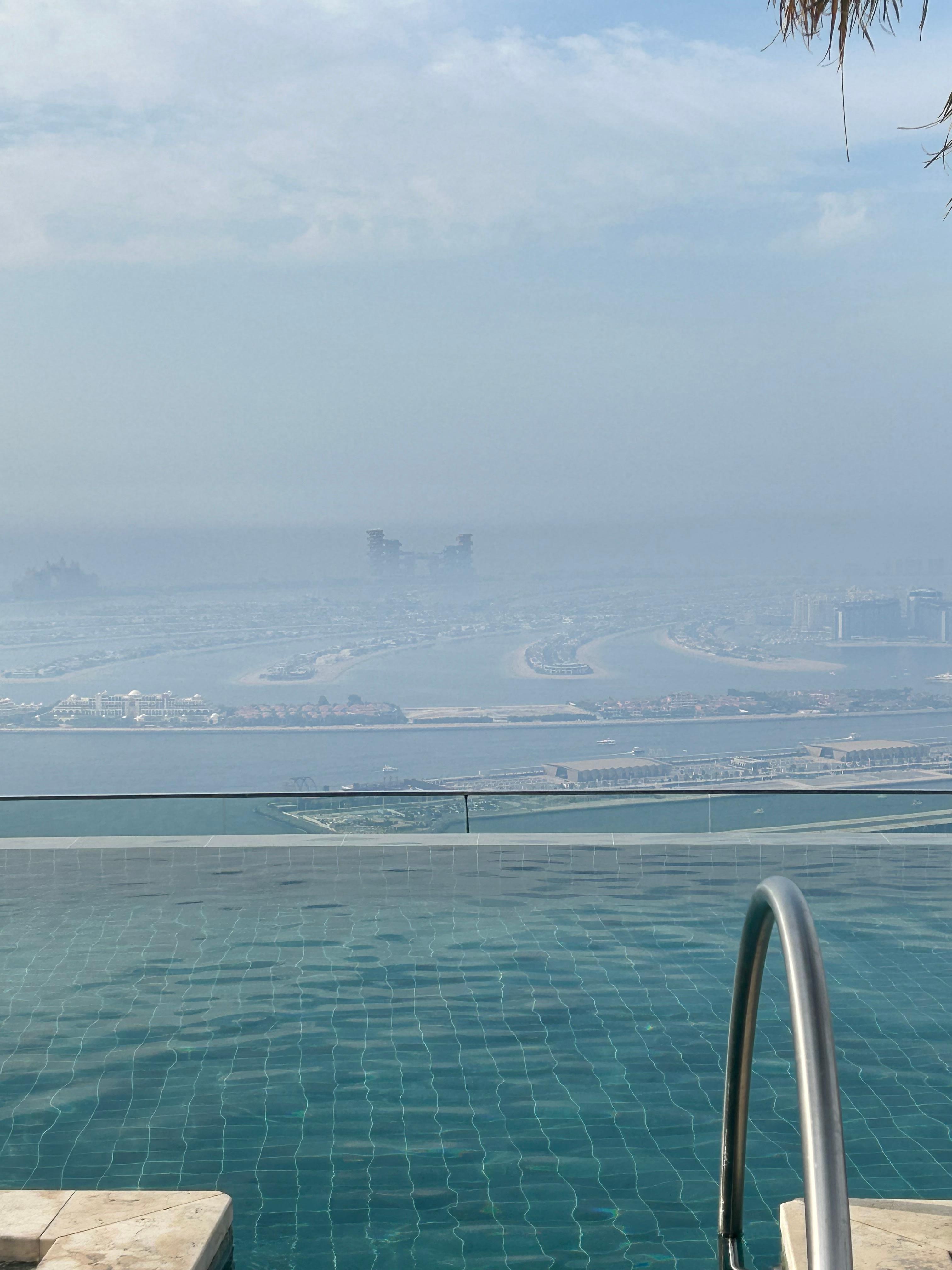 View from infinity pool