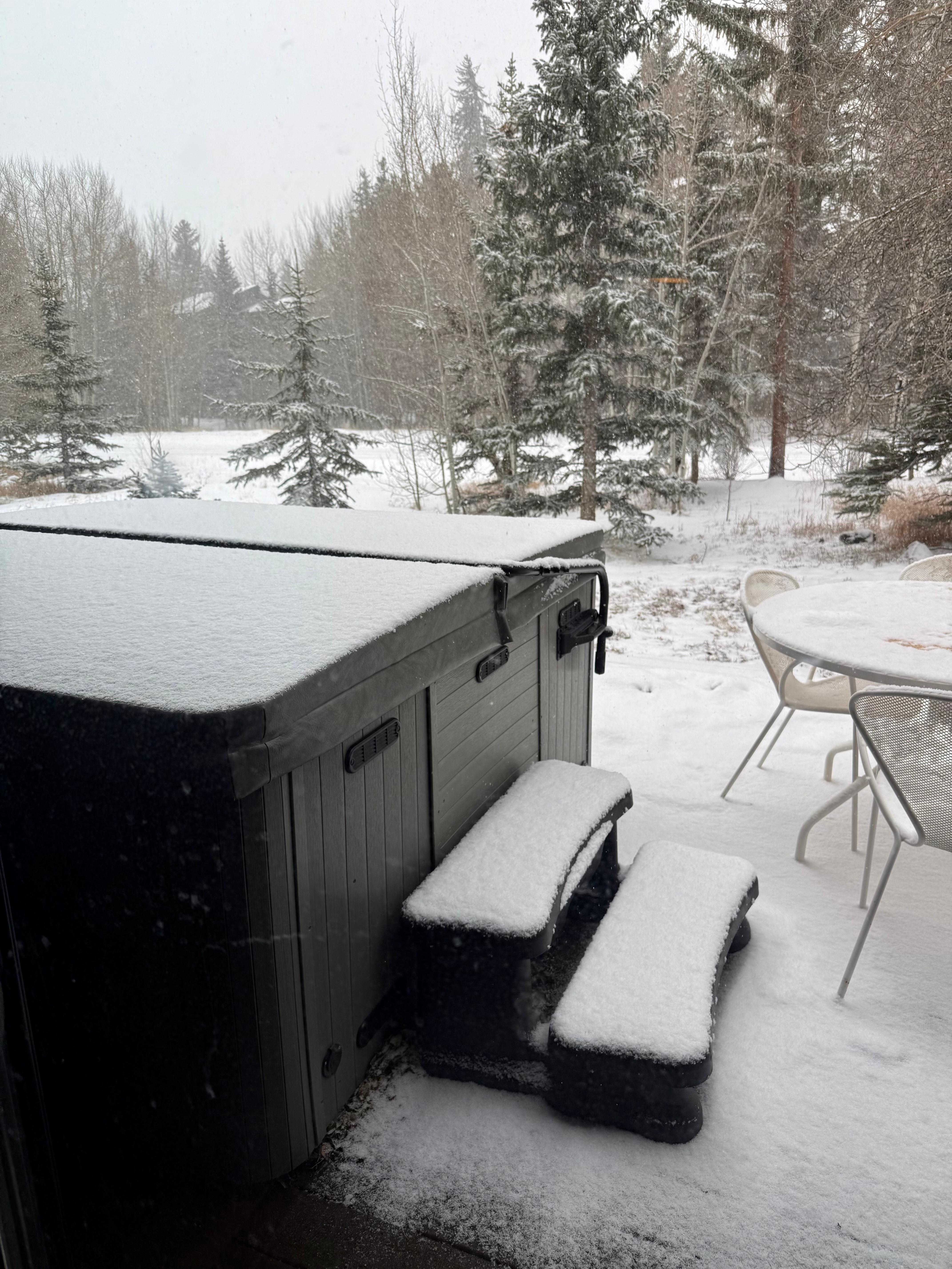 Hot tub was amazing! 