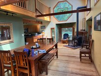 We had a great time playing games around this table and sharing a few meals in this beautiful space!