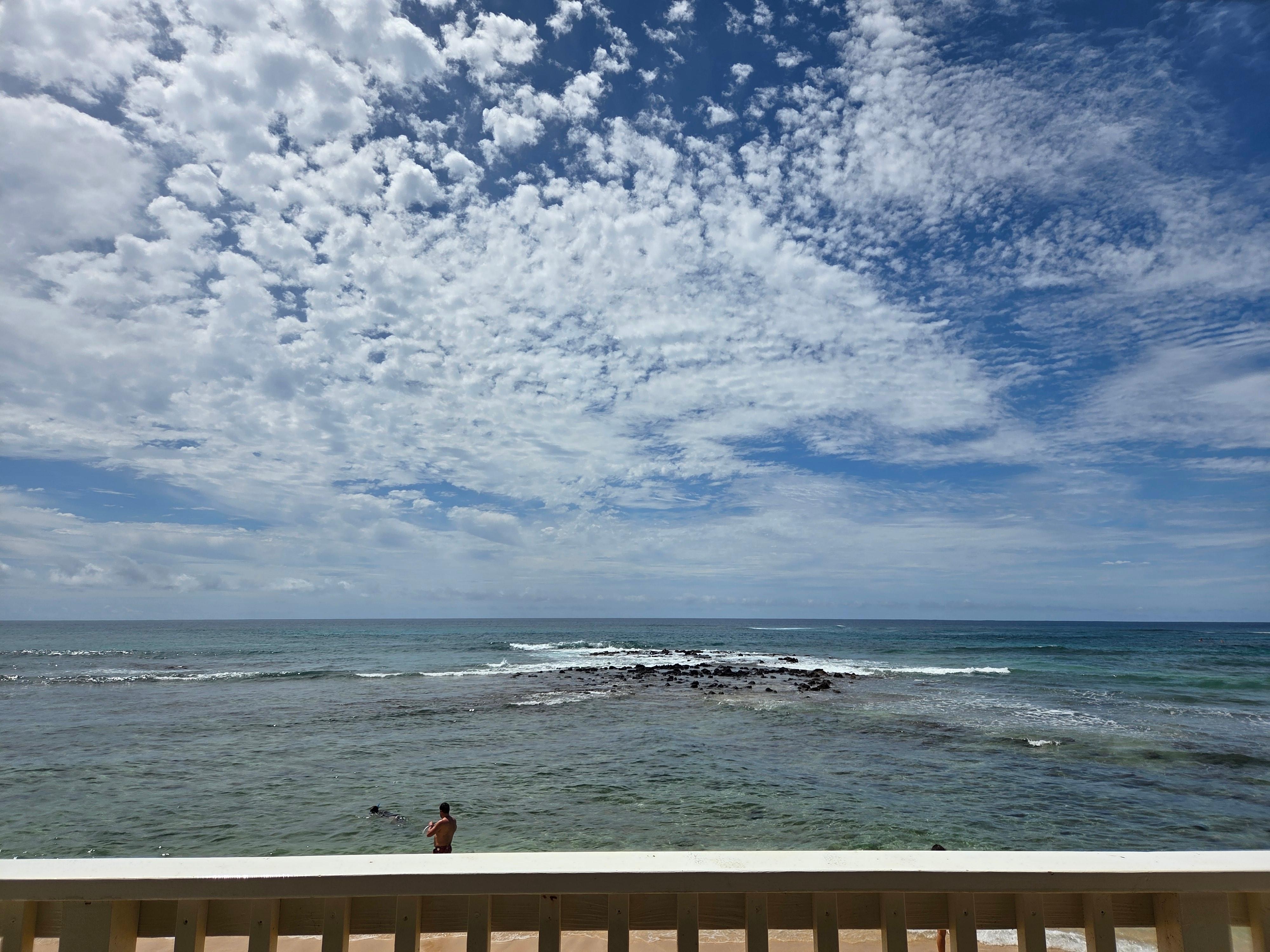 Ocean from the deck!