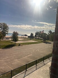 Room 230 on 2nd floor view. Incredible view of Lake Huron