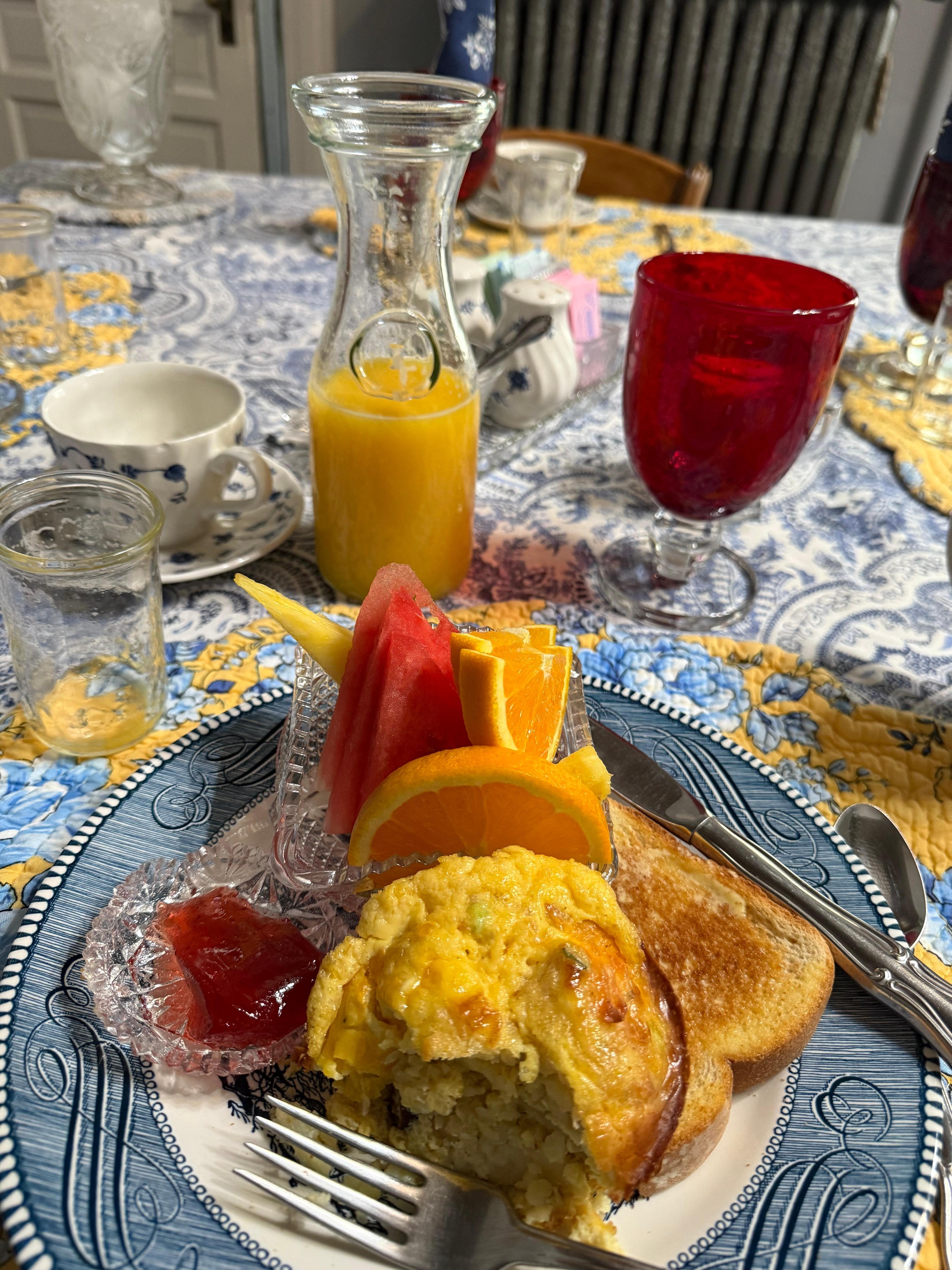 Breakfast is special… 