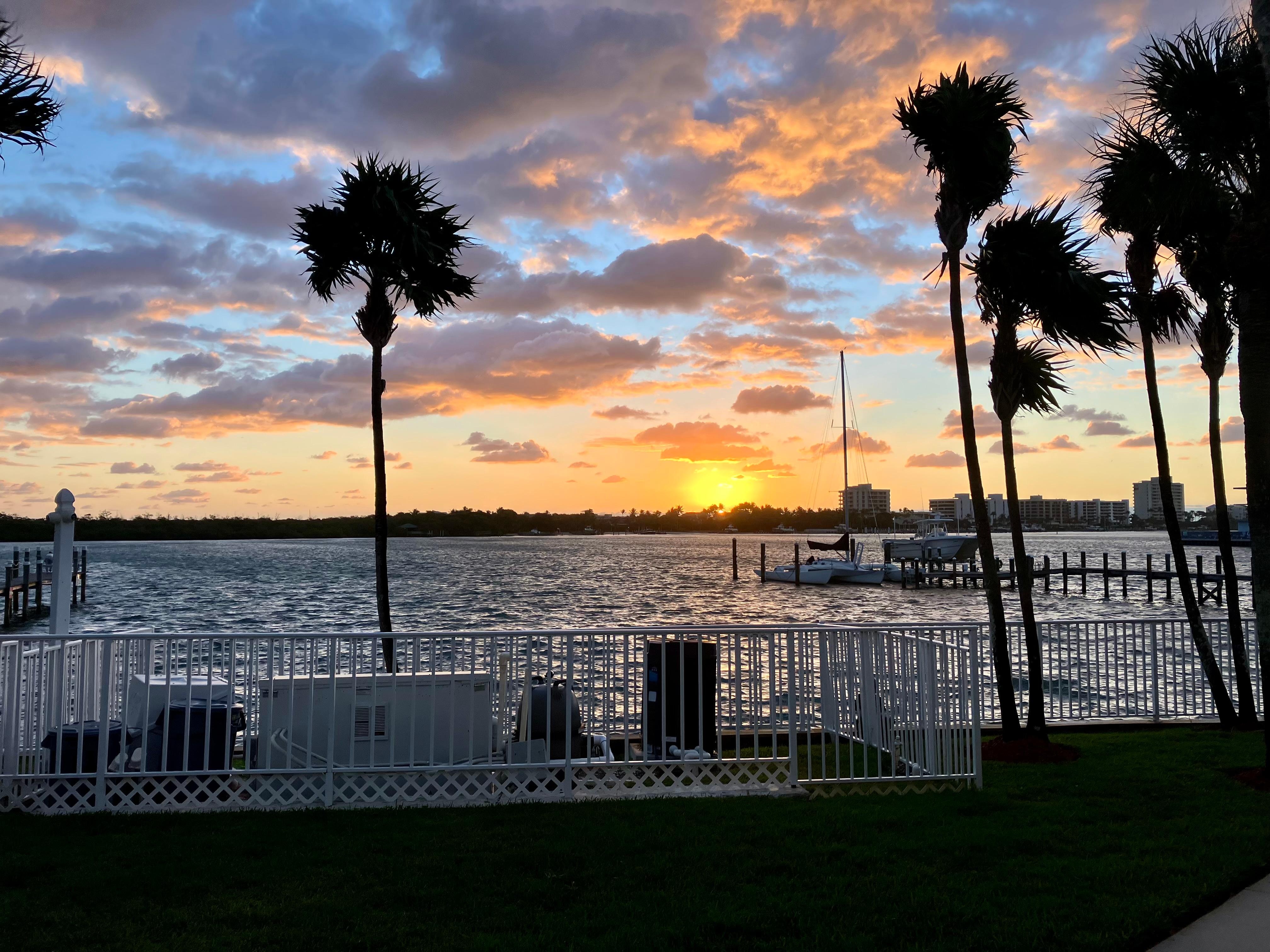 Morning view from our room.