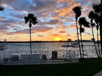 Morning view from our room.