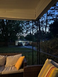 View from the back patio!